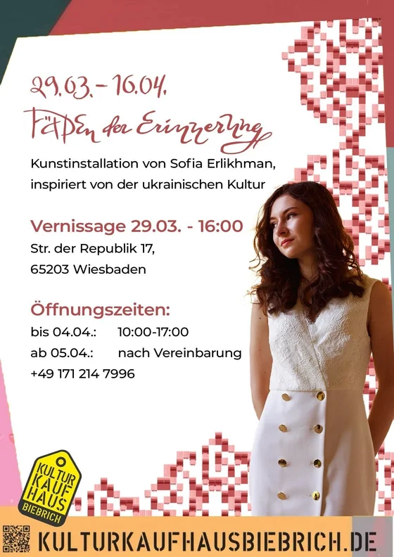 Vernissage: Fäden der Erinnerung – Kunstinstallation von Sofia Erlikhman